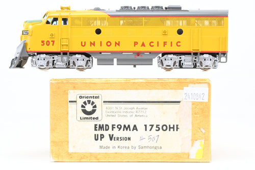 HO Brass Oriental Limited UP - Union Pacific EMD F9MA with Snowplow FP #507