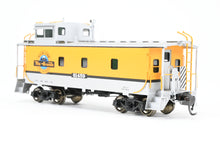 Load image into Gallery viewer, HO Brass CON OMI - Overland Models, Inc. D&amp;RGW - Denver &amp; Rio Grande Western 01400 Series Steel Caboose FP Aspen Yellow/Silver #01459

