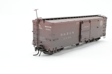 Load image into Gallery viewer, HOn3 Blackstone Models D&amp;RGW - Denver &amp; Rio Grande Western 30&#39; Box Car Moffat Tunnel No. 3390 Weathered
