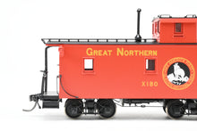 Load image into Gallery viewer, HO Brass CON NBL - North Bank Line GN - Great Northern 25' Truss Rod Caboose FP No. X180
