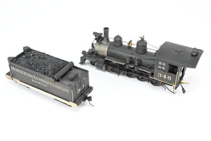 On3 Brass Balboa Montezuma Lumber Co. #346 Ex. D&RGW - Denver & Rio Grande C-19 2-8-0 CP  w/ Correct Tender, Added Details, Tsunami DCC/Sound 1 of 1 Custom!