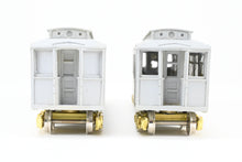 Load image into Gallery viewer, HO Resin Bronze Key Models CRT - Chicago Rapid Transit Metropolitan West Side Elevated 2-Car Set  W/ Brass Trucks

