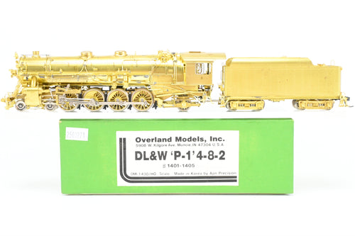 HO Brass OMI - Overland Models DL&W - Lackawanna P-1 Class 4-8-2 