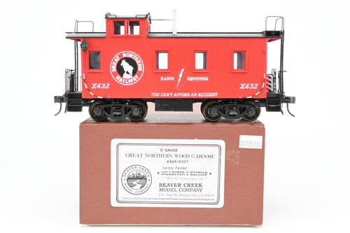 O Scale CON Beaver Creek Model Co. GN - Great Northern Wood Caboose FP #X432 