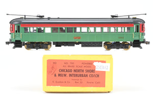 HO Brass Suydam CNS&M - North Shore Line 737 "Skokie" Steel Interurban Coach CP No. 763 WRONG BOX