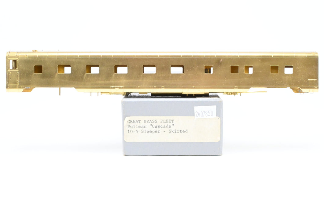 HO Brass Great Brass Fleet NYC - New York Central Pullman 10-5 Sleeper Cascade Series – Skirted NO TRUCKS