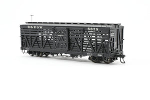 HOn3 Blackstone Models D&RGW - Denver & Rio Grande Western 30' Stock Car No. 5678