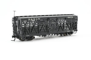 HOn3 Blackstone Models D&RGW - Denver & Rio Grande Western 30' Stock Car No. 5678