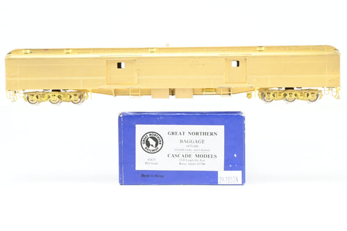HO Brass Cascade Models GN - Great Northern Baggage Modernized w/Round Ends Steel Doors #475-486