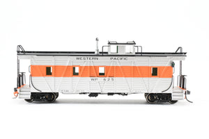 HO NEW Brass NBL - North Bank Line WP - Western Pacific Caboose #625 Square End FP Orange & Silver