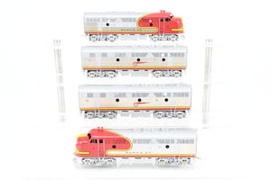 HO Brass Oriental Limited ATSF - Santa Fe EMD F3 Phase II/III 1500 HP A/B/B/A Set Factory Plated and Painted