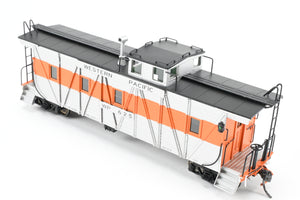 HO NEW Brass NBL - North Bank Line WP - Western Pacific Caboose #625 Square End FP Orange & Silver