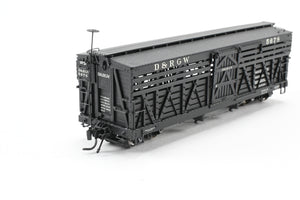 HOn3 Blackstone Models D&RGW - Denver & Rio Grande Western 30' Stock Car No. 5678