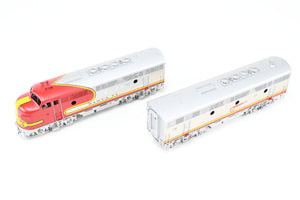 HO Brass Oriental Limited ATSF - Santa Fe EMD F3 Phase II/III 1500 HP A/B/B/A Set Factory Plated and Painted