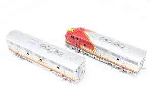 HO Brass Oriental Limited ATSF - Santa Fe EMD F3 Phase II/III 1500 HP A/B/B/A Set Factory Plated and Painted