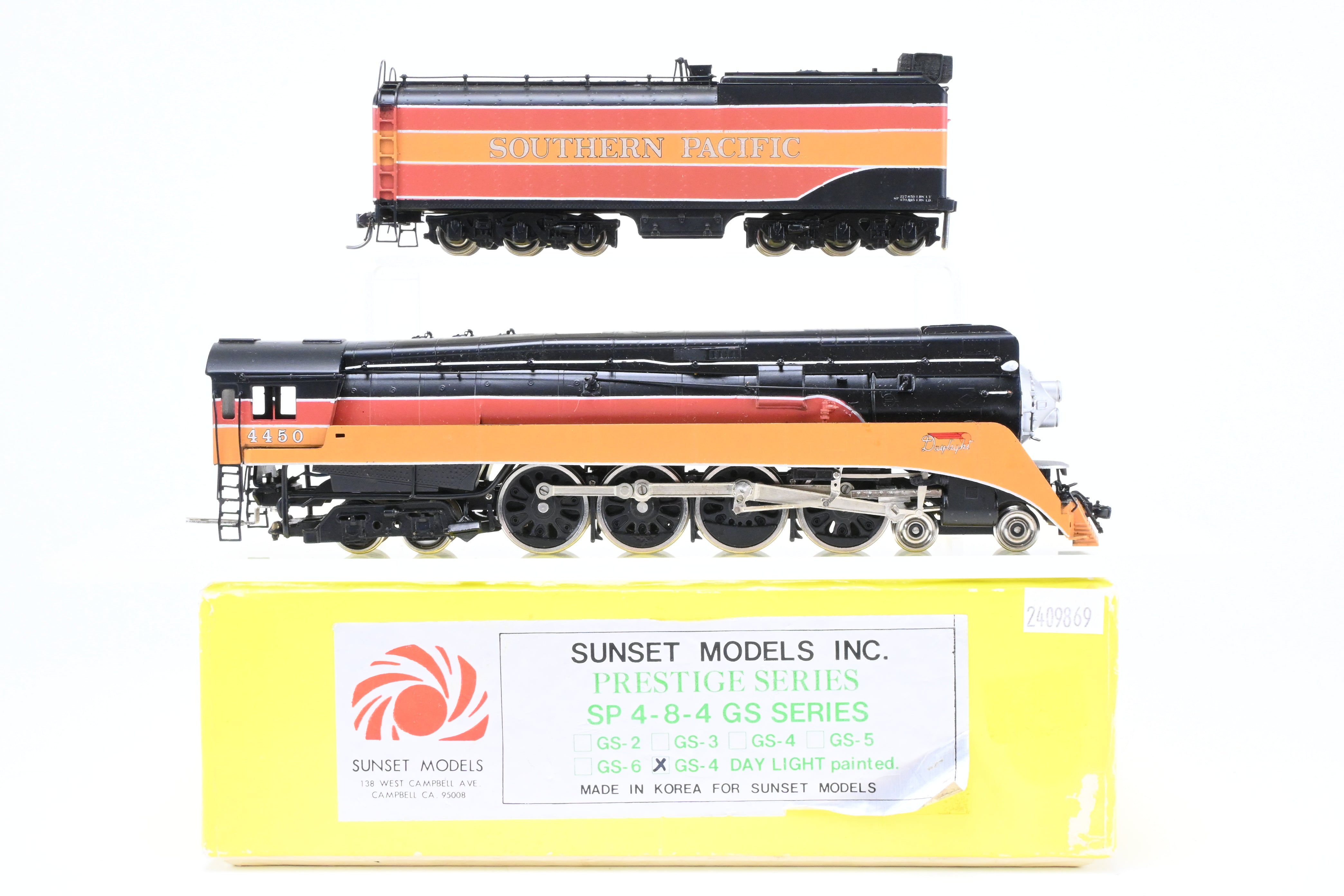 HO Brass Sunset Models SP - Southern Pacific GS-4 4-8-4 