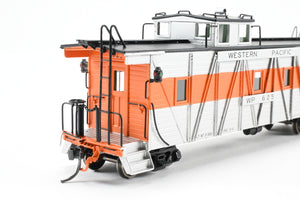 HO NEW Brass NBL - North Bank Line WP - Western Pacific Caboose #625 Square End FP Orange & Silver