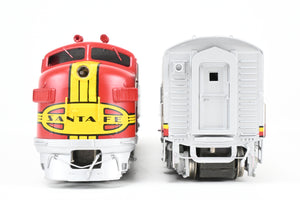 HO Brass Oriental Limited ATSF - Santa Fe EMD F3 Phase II/III 1500 HP A/B/B/A Set Factory Plated and Painted