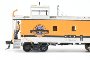 HO Brass CON OMI - Overland Models, Inc. D&RGW - Denver & Rio Grande Western 01400 Series Steel Caboose FP #01413