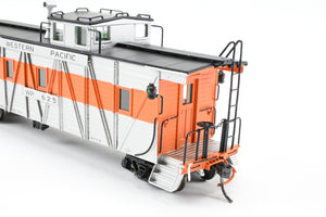 HO NEW Brass NBL - North Bank Line WP - Western Pacific Caboose #625 Square End FP Orange & Silver