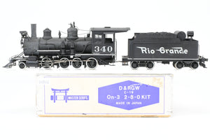 On3 Brass Balboa Scale Models D&RGW - Denver & Rio Grande Western C-19 2-8-0 CP #340