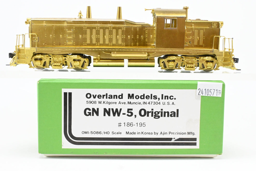 HO Brass OMI - Overland Models Inc. CON GN - Great Northern EMD NW-5, Original Version #186-195