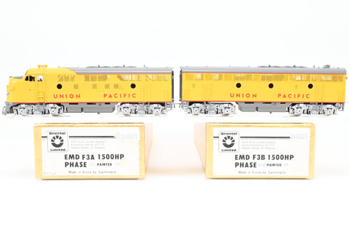 HO Brass Oriental Limited  UP - Union Pacific EMD F3A/F3B PH II 1500 HP 2-Unit Set FP