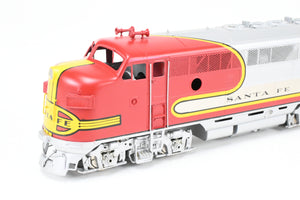 HO Brass Oriental Limited ATSF - Santa Fe EMD F3 Phase II/III 1500 HP A/B/B/A Set Factory Plated and Painted