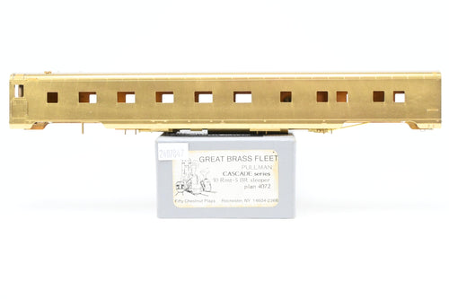 HO Brass Great Brass Fleet NYC - New York Central Pullman 10-5 Sleeper Cascade Series – Skirted NO TRUCKS