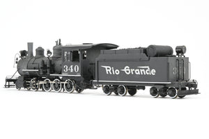 On3 Brass Balboa D&RGW - Denver & Rio Grande Western C-19 2-8-0 CP #340 Weathered