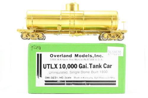 HO Brass OMI - Overland Models, Inc. Various Roads UTLX - Union Tank Lines 10,000 Gallon Tank Car