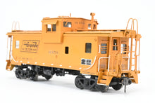 Load image into Gallery viewer, HO Brass CON OMI - Overland Models, Inc. D&amp;RGW - Denver &amp; Rio Grande Western Wide vision Caboose 1500 Class CP in Orange Numbered 01459
