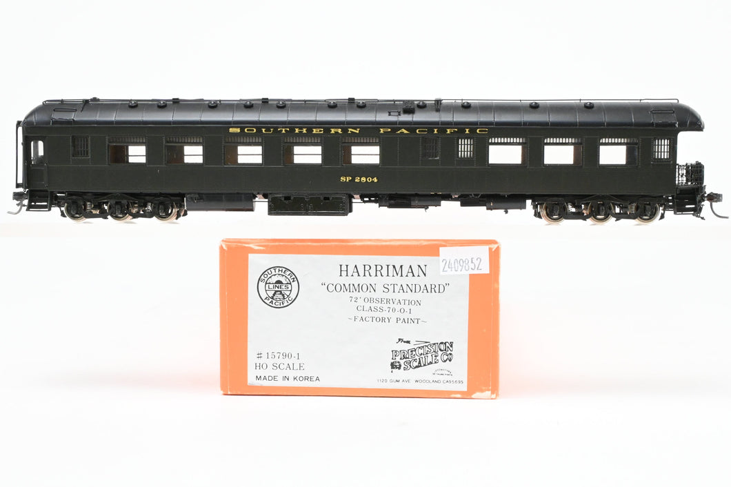 HO Brass PSC - Precision Scale Co. SP - Southern Pacific Harriman Common Standard 72' Observation Class 70-O-1 FP SP 2904