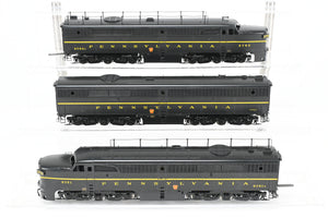 HO Brass Key Imports PRR - Pennsylvania Railroad ALCO PA1/2 ABA Set Factory Painted, CS #55 Nos. 5750/5752/5751