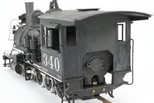 Load image into Gallery viewer, On3 Brass Balboa D&amp;RGW - Denver &amp; Rio Grande Western C-19 2-8-0 CP #340 Weathered
