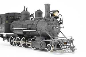 On3 Brass Balboa D&RGW - Denver & Rio Grande Western C-19 2-8-0 CP #340 Weathered