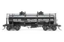 Load image into Gallery viewer, HO Brass W&amp;R Enterprises Various Roads HTCX 10,000 Gallon 3-Dome Tank Car With High Walkway C/P Williams Molasses Co.
