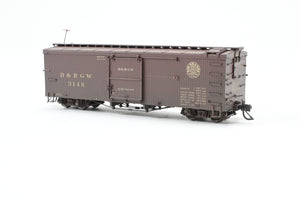 HOn3 Blackstone Models D&RGW - Denver & Rio Grande Western 30' Box Car Moffat Tunnel No. 3146 Weathered