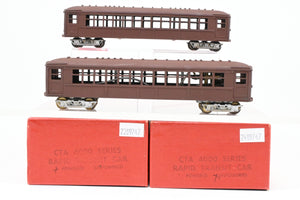HO MTS Imports CTA - Chicago Transit Authority 4000 Series 2-Car Set - One Powered and One Unpowered