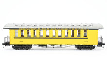 Load image into Gallery viewer, On3 Brass PSC - Precision Scale Co. D&amp;RGW - Denver &amp; Rio Grande Western Open End Coach, Custom Painted No. 312 &quot;Silverton Scheme&quot; ISSUES AS-IS
