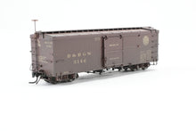 Load image into Gallery viewer, HOn3 Blackstone Models D&amp;RGW - Denver &amp; Rio Grande Western 30&#39; Box Car Moffat Tunnel No. 3146 Weathered
