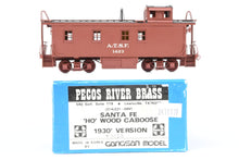 Load image into Gallery viewer, HO Brass Pecos River Brass ATSF - Santa Fe Wood Caboose - 1930's Version - CP No. 1423
