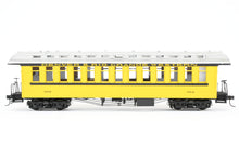 Load image into Gallery viewer, On3 Brass PSC - Precision Scale Co. D&amp;RGW - Denver &amp; Rio Grande Western Open End Coach, Custom Painted No. 312 &quot;Silverton Scheme&quot; ISSUES AS-IS
