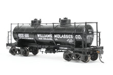 Load image into Gallery viewer, HO Brass W&amp;R Enterprises Various Roads HTCX 10,000 Gallon 3-Dome Tank Car With High Walkway C/P Williams Molasses Co.

