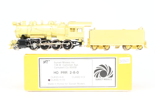 HO Brass Sunset Models PRR - Pennsylvania Railroad H-10 2-8-0 Consolidation (Copy)