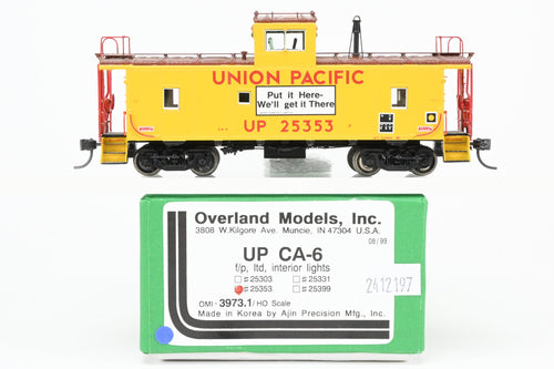 HO Brass OMI - Overland Models, Inc. UP - Union Pacific CA-6 Caboose FP No. 25353