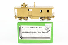 Load image into Gallery viewer, HO Brass OMI - Overland Models, Inc. CM - Colorado Midland Wood Side-Door Caboose #409
