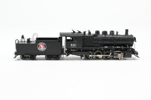 HO Brass CON PFM -Tenshodo GN - Great Northern C-1 0-8-0 Switcher Factory Painted #821 w/TPE Suspension 1985 Run