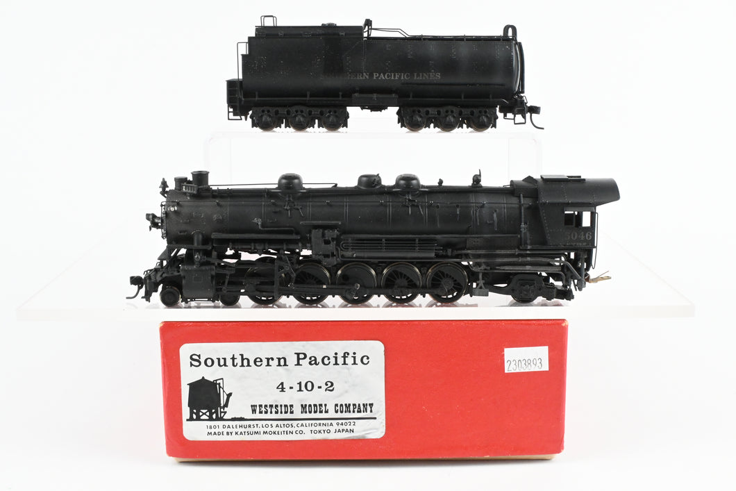 HO Brass Westside Model Co. SP - Southern Pacific SP-1 4-10-2 CP w/Heavy Weathering #5046