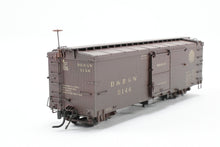 Load image into Gallery viewer, HOn3 Blackstone Models D&amp;RGW - Denver &amp; Rio Grande Western 30&#39; Box Car Moffat Tunnel No. 3146 Weathered
